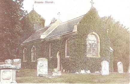 Churchill church, Blakedown church, Broome church; early photograph of Broome church